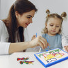 Playkidiz String A Picture Art, Unique Childrens Threading Toy Improves Fine Motor Skills and STEM Learning, Fun Stringing and Lacing Toy for Toddlers and Kids