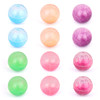 Fun Fluff 12 Pack Sparkling Glitter Bouncing Balls. Squishy, Large, Bouncy Rubber Balls for Kids. kids prizes, Party Favor, Outdoor Toys for Pool, Vending Machine, Birthdays and for the Beach. Age 3+.