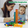 Play Build My First Brick Set 200 Pieces, Four Primary Color Building Blocks Set, Multiple Sizes, Stem Learning Educational Toy, Play and Learn Ages 3+