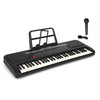 Kidstech 24 Inch, 61 Key Beginner and Practice Electronic Keyboard, Portable with Full Size Keys, Microphone, Note Stand and Cables Included, LCD Display, For Kids Ages 3+.