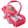 Baby Doll car seat and Diaper Bag for Dolls -Great Baby Doll Accessories for Travel (Car Seat)