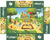 Puzelworx 100 Piece Jigsaw Puzzle Educational Puzzle Family Game Gift for Adults and Kids (Children Playing In Park)