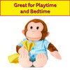 KIDS PREFERRED Curious George Monkey Plush - George in Pajamas 12" Stuffed Animal