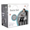 Booster Seat for Dining Table, Portable Highchair Easy Fold and Go. Smart Clean Snap-On Tray, Grows from Baby to Toddler Seat.