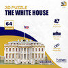 Puzelworx 3D Puzzles for Adult and Kids,  White House Model Kit Puzzle, Model Building Kits 3D Foam Puzzle, STEM Projects for Kids, Great Gift, DIY Project for Kids (White House)