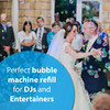 Darice 64-Ounce Bubble Solution-Includes Wand and Easy Pour Funnel Top-Works with Bubble Machines-for Weddings, Birthdays and Outdoor Events