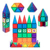 Playmags 60 Piece Set: Now with Stronger Magnets, Sturdy, Super Durable with Vivid Clear Color – STEM Magnetic Toys Develop Motor Skills & Creativity, Colorful, Durable Magnet Building Tiles