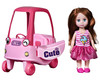 Playkidz Mini Doll Coupe Playset: Pretend Play Mini Doll with Super Durable Coupe for Children's Doll house or just Fun Play.