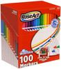 RoseArt SuperTip Washable Markers 100-Count Assorted Colors Packaging May Vary 3438VA-24