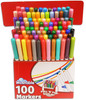 RoseArt SuperTip Washable Markers 100-Count Assorted Colors Packaging May Vary 3438VA-24