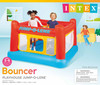 Intex Inflatable Jump-O-Lene Playhouse Trampoline Bounce House for Kids Ages 3-6 Pool Red/Yellow, 68-1/2" L x 68-1/2" W x 44" H