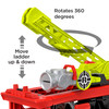 Fisher-Price Rescue Heroes Transforming Fire Truck with Lights & Sounds, Multicolor, Model:GFW30