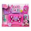 Just Play Disney Junior Minnie Mouse Bowfabulous Bag Set, 9 Piece Pretend Play Purse with Lights and Sounds Cell Phone, Sunglasses, and Accessories