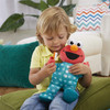 Sesame Street Brushy Brush Elmo 12-inch Plush, Sings The Brushy Brush Song, Toy for Kids Ages 18 Months and Up