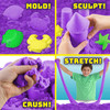 Zzand Stretch Sand Stretchy Sand Kit – Purple