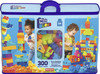 Mega BLOKS Even Bigger Building Bag Building Set with 300 Big and Colorful Blocks, and 1 Storage Bag, Toy Gift Set for Ages 1 and up