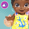 Baby Alive Baby Gotta Bounce Doll, Kangaroo Outfit, Bounces with 25+ SFX and Giggles, Drinks and Wets, Black Hair Toy for Kids Ages 3 and Up