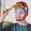 Avengers Marvel Iron Man Flip FX Mask with Flip-Activated Light Effects for Costume and Role-Play Dress Up Brown/a