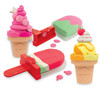 Play-Doh Ice Pops 'N Cones Freezer Themed 4 Pack of Airtight Containers Filled with 3 oz of Non-Toxic Compound