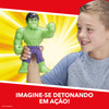 Playskool Heroes Marvel Super Hero Adventures Mega Mighties Hulk Collectible 10" Action Figure, Toys for Kids Ages 3 & Up