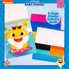 Baby Shark 3D Mosaic Stickers by Horizon Group USA, Decorate a Activity Book with Over 300 Foam Stickers, Create Your Own 3D Sticker Art, 3D Stickers, Arts and Crafts