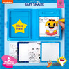 Baby Shark Aqua Art – Baby Shark Water Coloring Pads – Includes Magic Refillable Water Brush for Mess Free Water Art Painting for Toddlers – for 3 Year Old