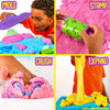 SLIMYGLOOP Slimy Sand, 3 Lbs of Stretchable, Expandable, Moldable Cloud Slime, Non-Stick, Purple Play Sand in A Resealable Bag, Great Sensory Activity, Tactile Fun for Kids Ages 3, 4, 5, 6