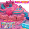 SLIMYSAND by Horizon Group USA, 3 Lbs of Stretchable, Expandable, Moldable Cloud Slime, Non Stick, Slimy Play Sand in A Resealable Bag, Pink- A Sensory Activity