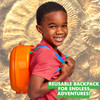 The Young Scientists Club Dinosaur Adventure Pack by Horizon Group USA, STEM Kit, 16 Educational Activities, Includes Reusable Backpack, 42-Piece Card Game & More