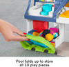 Fisher-Price Little People Friends Together Play House, Electronic Playset with Smart Stages Learning Content for Toddlers and Preschool Kids , Blue