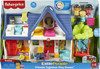 Fisher-Price Little People Friends Together Play House, Electronic Playset with Smart Stages Learning Content for Toddlers and Preschool Kids , Blue