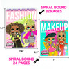 L.O.L. Surprise! O.M.G. Ultimate Fashion Designer by Horizon Group USA, Color & Create Outfits & Make-Up Looks for The O.M.G. Sisters, Includes 2 Sketchbooks, 5 Surprises, and more