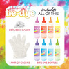 Just My Style Neon Tie-Dye Kit by Horizon Group USA, Create 18 Projects with 8 Colors