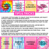 Just My Style Neon Tie-Dye Kit by Horizon Group USA, Create 18 Projects with 8 Colors