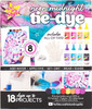 Just My Style Neon Tie-Dye Kit by Horizon Group USA, Create 18 Projects with 8 Colors