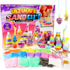 Made By Me Ultimate Sand Art Kit by Horizon Group Usa, Includes 13 Colors Of Sand, 1 Glow In The Dark Sand, 8 Sand Bottles, 3 Pack of Glitter, Sticker Sheet & More (Amazon Exclusive), Multicolor