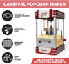 Darice Popcorn Machine – Retro Popcorn Maker with Measuring Cups – Non-Slip Popcorn Popper for Home, Carnival, Festival Stand – Non-Stick Popcorn Kettle Plate