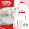 Shaved Ice Machine – Crushed Ice Maker with 2 Ice Containers – Ice Shaver Machine for Fine and Coarse Ice – Ice Maker Crushed Ice for Slushie, Snow Cones, Cocktails, Drinks