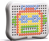 Quercetti Peg Brite Coding Toy - Learn to Code with Light-Up Mosaics, Includes 180 Pegs and 6 Coding Cards, for Kids Ages 5 Years +