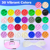 Darice 6600+ Clay Beads Bracelet Making Kit – 30 Colors in Bottles, Polymer Heishi Beads Bracelet Kit, Friendship Bracelets, DIY Jewelry Making Kit for Kids and Teens Ages 8 and Up