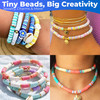 Darice 6600+ Clay Beads Bracelet Making Kit – 30 Colors in Bottles, Polymer Heishi Beads Bracelet Kit, Friendship Bracelets, DIY Jewelry Making Kit for Kids and Teens Ages 8 and Up