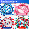 Darice 6600+ Clay Beads Bracelet Making Kit – 30 Colors in Bottles, Polymer Heishi Beads Bracelet Kit, Friendship Bracelets, DIY Jewelry Making Kit for Kids and Teens Ages 8 and Up