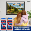 Darice Puzzle Glue 2 Pack - Dries Clear & Fast, No Streaks, Non-Toxic 4.2oz