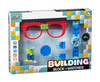PlayBuild Building Bricks Digital Watch and Eye Glasses Set, Cool Toys for Boys and Girls, Classic Block Wrist Watch and Eye Glasses for Kids of All Ages.