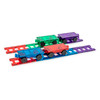 Playmags 20 Piece Train Set with Stronger Magnets, Sturdy, Super Durable with Vivid Clear Color Tiles