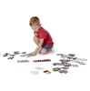Melissa & Doug Rescue Vehicles 4-in-1 Jumbo Linking Jigsaw Floor Puzzle (96 pcs, 5 feet long)