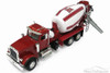 Peterbilt Model 367 Cement Mixer Tractor, Red - Tomy 46210A - 1/16 Scale Diecast Model Toy Car