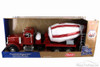 Peterbilt Model 367 Cement Mixer Tractor, Red - Tomy 46210A - 1/16 Scale Diecast Model Toy Car