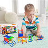 PlayBuild Barific 672 Pieces Educational Building Toys, Building Blocks, Construction Engineering 3D Puzzle Toys, Interlocking Building Connecting Kit. In Super Durable Storage Container