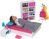 The New York Doll Collection 18" Doll Bed & Bedroom Set for Dolls - Doll Furniture Fits American Girl Dolls